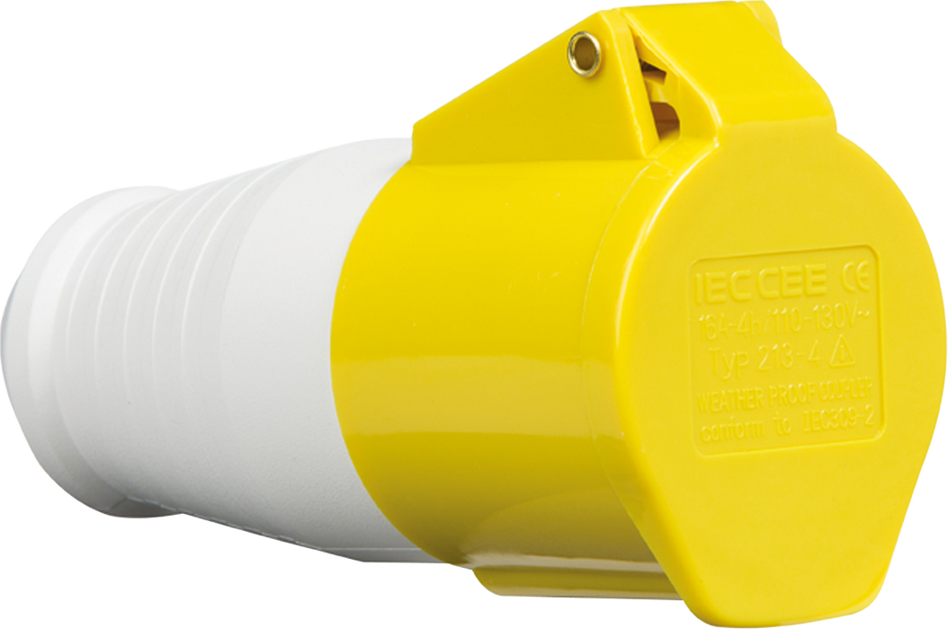 Knightsbridge IN002 110V IP44 16A CONNECTOR 2P+E KB Knightsbridge - Sparks Warehouse