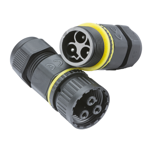 Knightsbridge JB0011 IP68 16A Plug and Socket Cable Connector (3-Pole) ML Knightsbridge - Sparks Warehouse