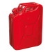 Sealey - JC20 Jerry Can 20ltr - Red Lubrication Sealey - Sparks Warehouse