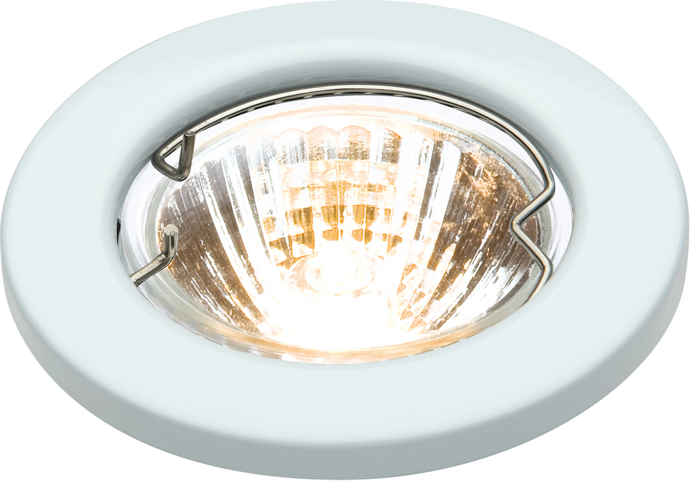 Knightsbridge L02W1 L.V. DownLight 50W-White Bridge Recessed Spot Lights Knightsbridge - Sparks Warehouse