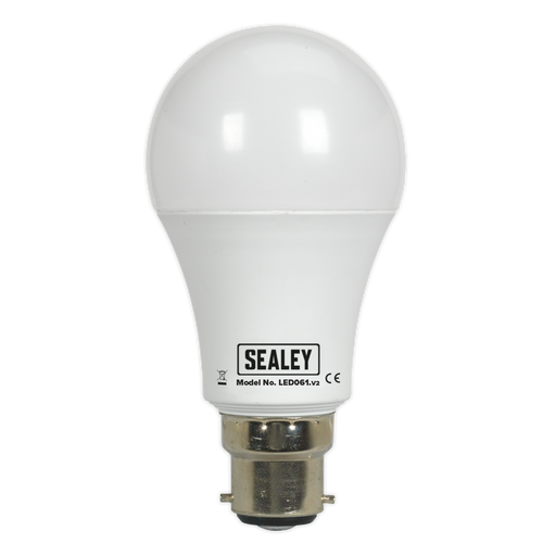 Sealey - LED061 Bulb 9W/230V SMD LED 6500K B22 Bayonet Cap - White Light Consumables Sealey - Sparks Warehouse