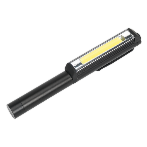 Sealey - LED125 Penlight 3W COB LED 3 x AAA Cell Lighting & Power Sealey - Sparks Warehouse