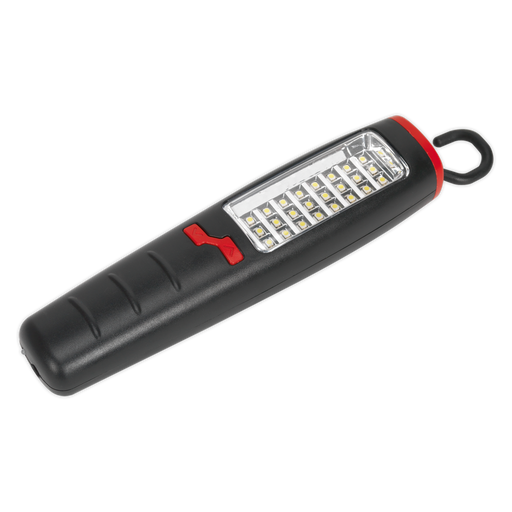 Sealey - LED307 Rechargeable Inspection Lamp 24 SMD + 7 LED Lithium-ion Lighting & Power Sealey - Sparks Warehouse