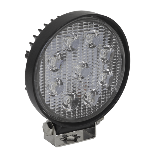 Sealey - LED3R Round Work Light with Mounting Bracket 27W LED Lighting & Power Sealey - Sparks Warehouse