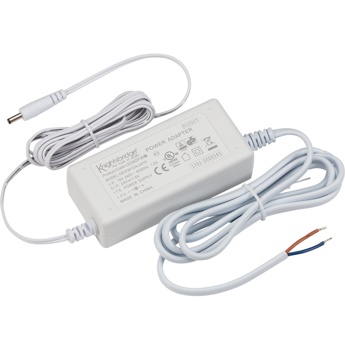Knightsbridge LEDAD36W 36W 24V LED  Driver / Adaptor (white) Transformers & Drivers Knightsbridge - Sparks Warehouse