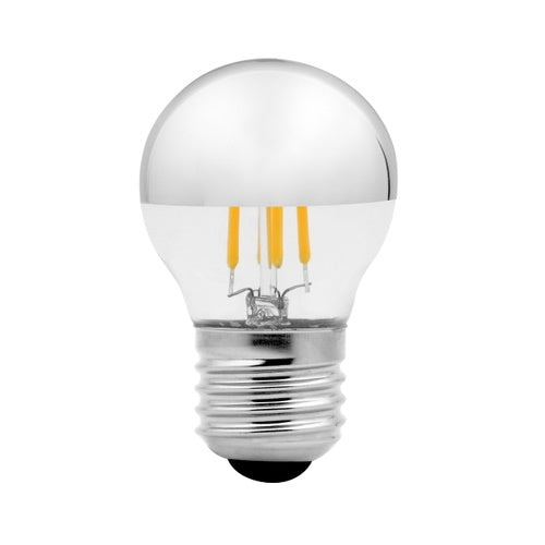 Casell Crown Silver LED Light Bulb - Golf Ball E27 / ES - 4w LED Light Bulbs Casell - Sparks Warehouse