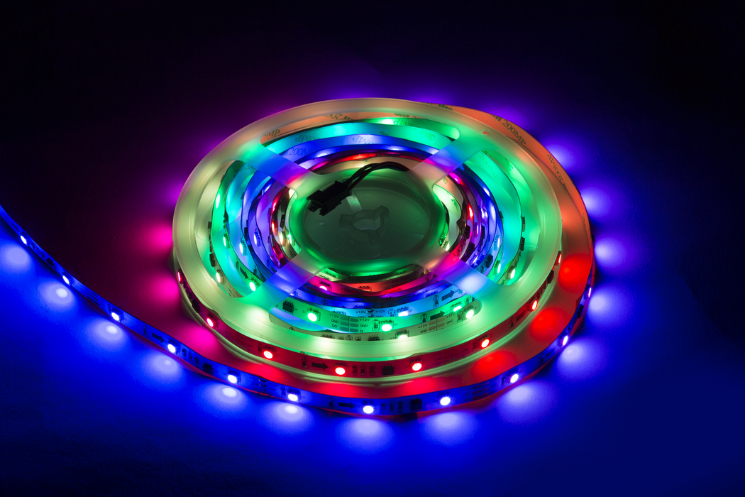Knightsbridge LEDF12CHS Flex LED 12V IP20 RGB Chasing colours - 5 Metres LED Strip Lights Knightsbridge - Sparks Warehouse