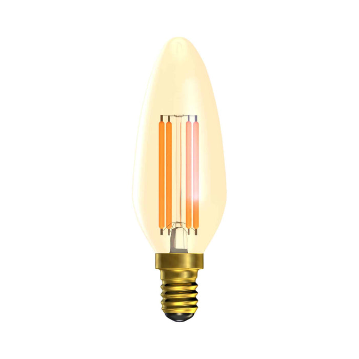 Bell 01433 Non-Dimmable 4W  SES Small Edison Screw E14 Candle Very Warm 2000K  300lm Gold Light Bulb - DISCONTINUED