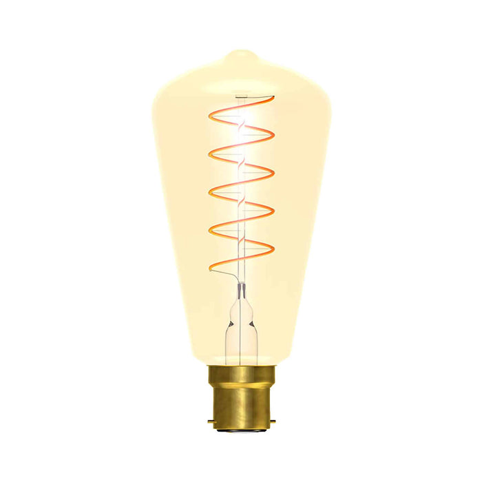 Bell 60018 Dimmable 4W  BC Bayonet Cap B22 Pear Very Warm 2000K
  150lm Gold Light Bulb