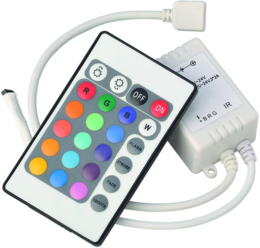 Knightsbridge LEDFR4 12/24V IR Controller and Remote for RGB LED Strip Lights Knightsbridge - Sparks Warehouse