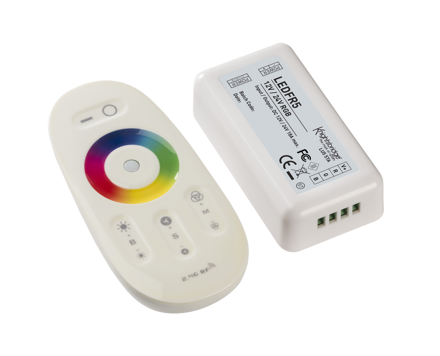 Knightsbridge LEDFR5 12V / 24V RF Touch Controller and Remote - RGB ML Knightsbridge - Sparks Warehouse