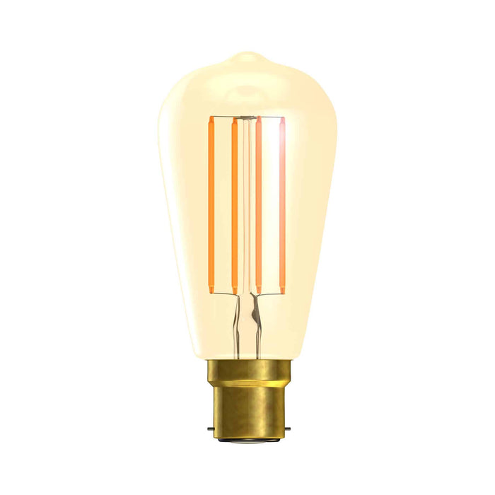 Bell 01468 Dimmable 4W  BC Bayonet Cap B22 Pear Very Warm 2000K
 300lm Gold Light Bulb