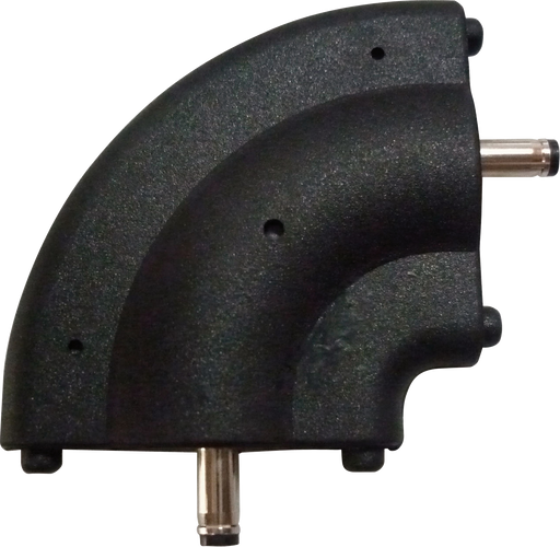 Knightsbridge LEDRACON PVC RIGHT ANGLE CONNECTOR FOR THIN LED LINEAR LightS Lighting Accessories Knightsbridge - Sparks Warehouse