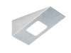 Knightsbridge LEDREC 12V DC 3W LED RECTANGULAR Cabinet Light - Brushed Chrome Cabinet & Under Shelf Lighting Knightsbridge - Sparks Warehouse
