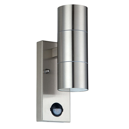 Luceco LEXDSSUDPIR IP54 Rated Stainless Steel Up & Down Outdoor Wall Light with PIR Sensor Outdoor Wall Light Luceco - Sparks Warehouse