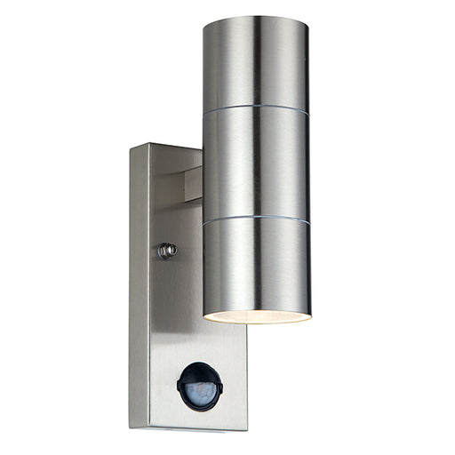 Luceco LEXDSSUDPIR IP54 Rated Stainless Steel Up & Down Outdoor Wall Light with PIR Sensor Outdoor Wall Light Luceco - Sparks Warehouse