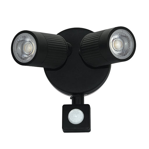 Luceco LEXWT7B40P Twin Garden Spot Light Fitting with PIR Sensor Outdoor Lighting Luceco - Sparks Warehouse