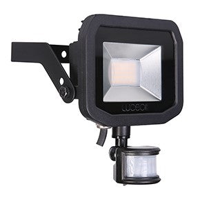 BG LFSP12B130 Black LED Floodlight & PIR 15W - Warm White - BG - Sparks Warehouse