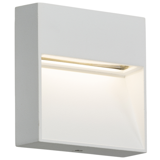 Knightsbridge LWS4W 230V IP44 4W LED Square Wall /Guide light - White Light Switches Knightsbridge - Sparks Warehouse