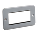 Knightsbridge M4G Metal Clad 4G Modular Face Plate Faceplate Knightsbridge - Sparks Warehouse