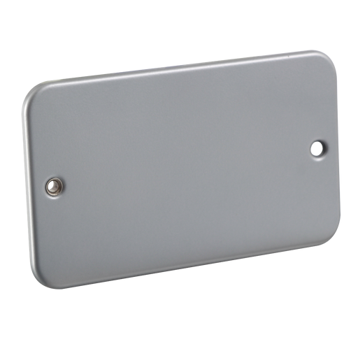Knightsbridge M8600 Metal Clad 2G Blank Plate Metal Clad Knightsbridge - Sparks Warehouse