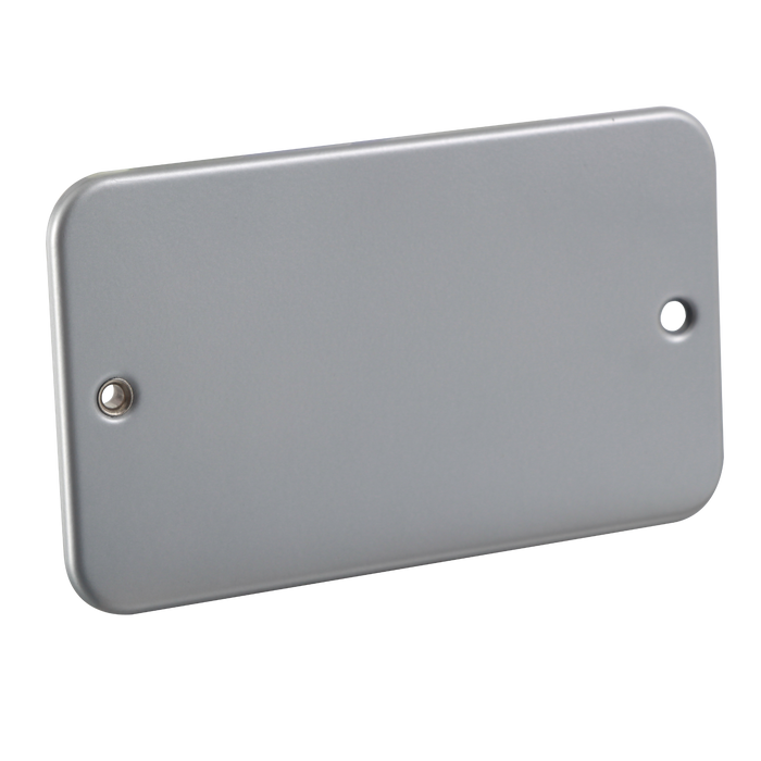 Knightsbridge M8600 Metal Clad 2G Blank Plate Metal Clad Knightsbridge - Sparks Warehouse