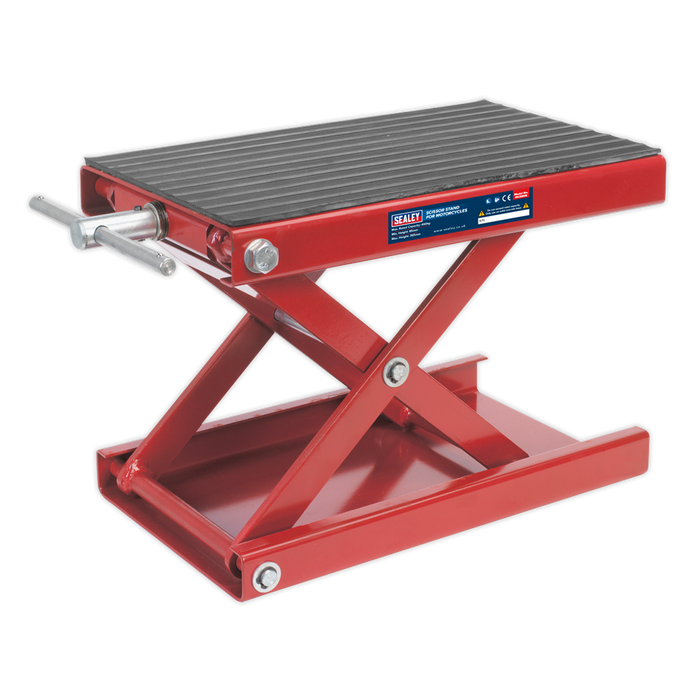 Sealey - MC5908 Scissor Stand for Motorcycles 450kg Motorcycle Tools Sealey - Sparks Warehouse
