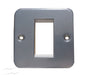 BG MC5EMS1 METAL CLAD 1 Module  Front Plate (25 X 50) - BG - sparks-warehouse