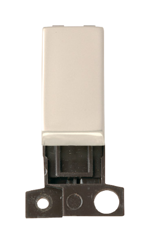 Scolmore MD004PN - 2 Way Retractive Ingot 10A Switch - Pearl Nickel MiniGrid Scolmore - Sparks Warehouse