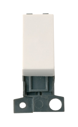 Scolmore MD004PW - 2 Way 10A Retractive Switch - Polar White MiniGrid Scolmore - Sparks Warehouse