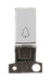 Scolmore MD005CH - 1 Way Retractive Ingot 10A Switch ‘Bell’ - Chrome MiniGrid Scolmore - Sparks Warehouse