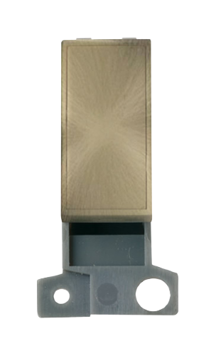 Scolmore MD008AB - Blank Ingot Module - Antique Brass MiniGrid Scolmore - Sparks Warehouse