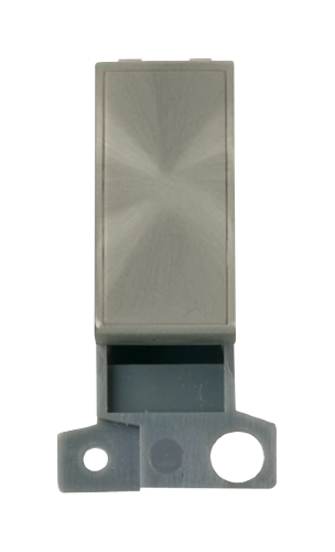 Scolmore MD008BS - Blank Ingot Module - Brushed Stainless Steel MiniGrid Scolmore - Sparks Warehouse