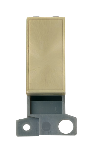 Scolmore MD008SB - Blank Ingot Module - Satin Brass MiniGrid Scolmore - Sparks Warehouse
