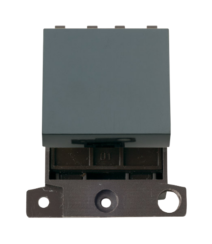Scolmore MD024BK - 20A 2 Way Switch Module - Black MiniGrid Scolmore - Sparks Warehouse