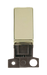 Scolmore MD028BR - 10AX Intermediate Ingot Switch - Brass MiniGrid Scolmore - Sparks Warehouse