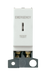 Scolmore MD029WH - 13A Resistive DP Keyswitch “Emergency Test” - Click White MiniGrid Scolmore - Sparks Warehouse