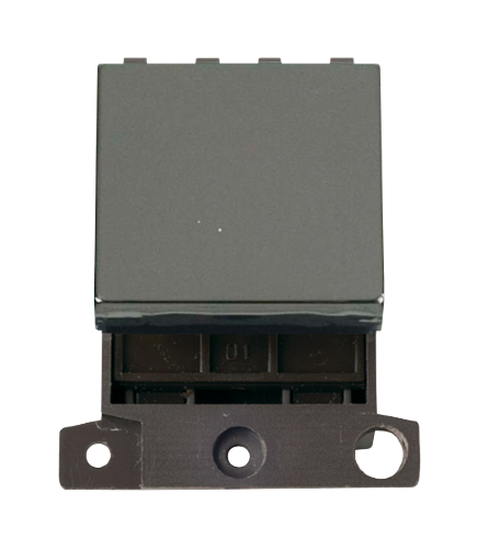 Scolmore MD032BN - 32A DP Ingot Switch Module - Black Nickel MiniGrid Scolmore - Sparks Warehouse