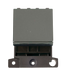Scolmore MD032BN - 32A DP Ingot Switch Module - Black Nickel MiniGrid Scolmore - Sparks Warehouse