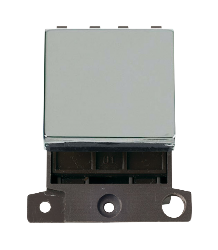 Scolmore MD032CH - 32A DP Ingot Switch Module - Chrome MiniGrid Scolmore - Sparks Warehouse
