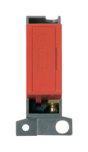 Scolmore MD047RD - 13A Fused FCU Module - Red MiniGrid Scolmore - Sparks Warehouse