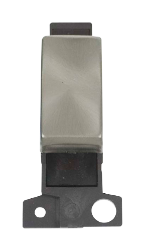 Scolmore MD070SC - 10A 3 Position Ingot Switch - Satin Chrome MiniGrid Scolmore - Sparks Warehouse