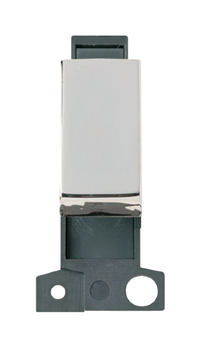 Scolmore MD075CH - 10A 3 Position Retractive Ingot Switch - Chrome MiniGrid Scolmore - Sparks Warehouse