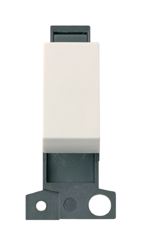 Scolmore MD075PW - 10A 3 Position Retractive Switch - Polar White MiniGrid Scolmore - Sparks Warehouse