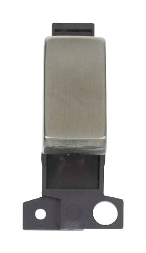 Scolmore MD075SS - 10A 3 Position Retractive Ingot Switch - Stainless Steel MiniGrid Scolmore - Sparks Warehouse
