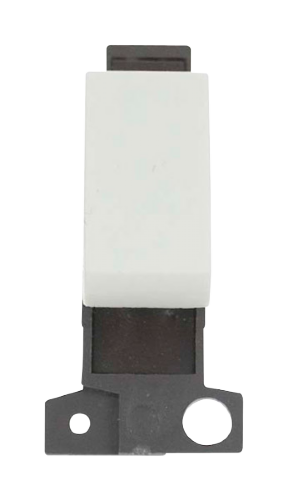 Scolmore MD075WH - 10A 3 Position Retractive Switch - Click White MiniGrid Scolmore - Sparks Warehouse