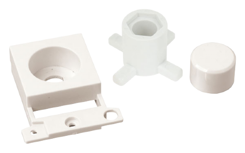 Scolmore MD150PW - Dimmer Module Mounting Kit - Polar White MiniGrid Scolmore - Sparks Warehouse