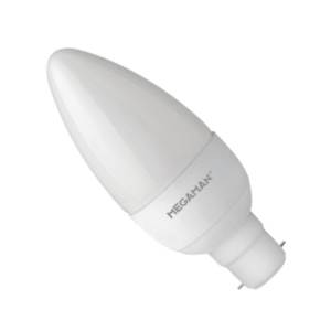 Megaman Economy LED Candle 240v 3.5w Ba22d Non Dim 250lm - 143306- LC0403.5V2 LED Lighting Megaman  - Easy Lighbulbs