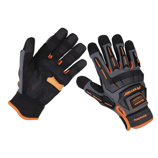 Sealey - MG803XL Mechanic's Gloves Anti-Collision - Extra Large Safety Products Sealey - Sparks Warehouse