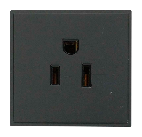 Scolmore MM030BK - 16A 110V US Socket Outlet – Black New Media Scolmore - Sparks Warehouse